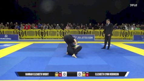 Elizabeth Lynn Robinson vs Hannah Elizabeth Wight 2025 Pan IBJJF Jiu-Jitsu No-Gi Championship