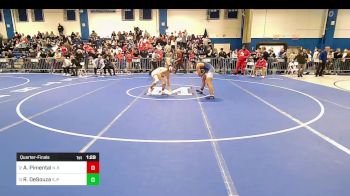 145 lbs Quarterfinal - Aaron Pimental, New Bedford vs Ryan DeSouza, Saint John's Prep