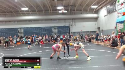 143/150 Round 1 - Carter Evans, Palmetto State Wrestling Acade vs Natalie Hagood, Team Tiger