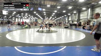 126 lbs Rr Rnd 3 - Drake Wimsat, The Fort Hammers Black vs Tommy Oswalt, TNWC Black