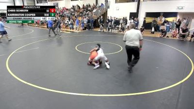 125 lbs Champ. Round 1 - Karrington Cooper, Trine vs Chris Schroth, Georgetown (KY)