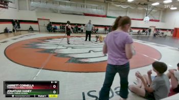 91 lbs Quarterfinal - Jarrett Cornella, Thermopolis Middle School vs Jonathan Haney, Powell Middle School