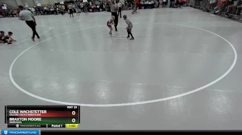 43 lbs Quarterfinal - Cole Wachstetter, Falcon Youth Wrestling vs Braxton Moore, Nebraska