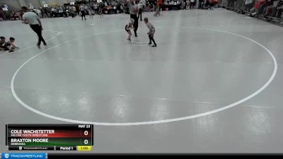 43 lbs Quarterfinal - Cole Wachstetter, Falcon Youth Wrestling vs Braxton Moore, Nebraska