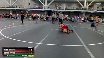 88 lbs Round 2 (10 Team) - Evan Restivo, Upstate Uprising vs Derek Danbe, RedNose