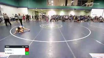 80 lbs Round Of 32 - Brody Ashley, MI vs Andrew Gomez, PA