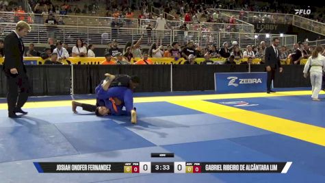 Gabriel Ribeiro De Alcântara Lim vs Josiah Onofer Fernandez 2025 Pan Kids Jiu-Jitsu IBJJF Championship