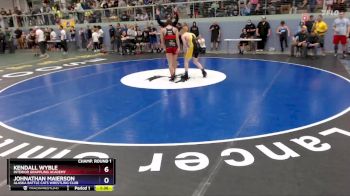 132 lbs Champ. Round 1 - Kendall Wyble, Interior Grappling Academy vs Johnathan Maierson, Alaska Battle Cats Wrestling Club