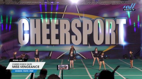 Cheer Force Elite - Miss Vengeance [2024 L1.1 Youth - PREP Day 1] 2024 CHEERSPORT Toms River Classic