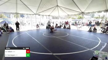 157 lbs Consi Of 8 #1 - Andrew Talbot, Dominator WC vs Kilian Hannegan, Grit