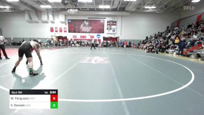 184 lbs Consi Of 16 #2 - Wyatt Ferguson, Central Michigan - Unatt vs Vitali Daniels, Edinboro - Unatt