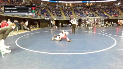 96 lbs Round Of 16 - Colin Harter, Bellefonte vs Brady Genard, Wilson Area