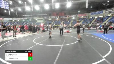 144 lbs Consi Of 16 #1 - Beau Shenuk, Pikes Peak Warriors vs Gage Clothier, Great Falls HS