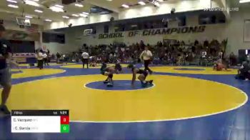 116 lbs Round Of 32 - Carlos Vazquez, De La Salle vs Christian Garcia, Walnut