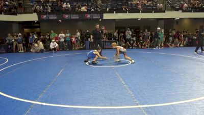 74 lbs Cons. Sub-rd Of 16 - Austin Latinis, Gold Rush Wrestling vs Lane Faunce, Kansas City Training Center