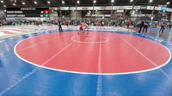 115 lbs Semifinal - Kaius Rivera, Montana Disciples vs Beckett Svuba, Siouxland Wrestling Academy