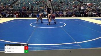 126 lbs Quarterfinal - Jarett Jorgensen, Morgan vs Jayden Gomez, Gilroy