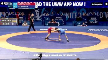 57 kg Qualif. - Arsen Harutyunyan, Armenia vs Kamil Kerymov, Ukraine