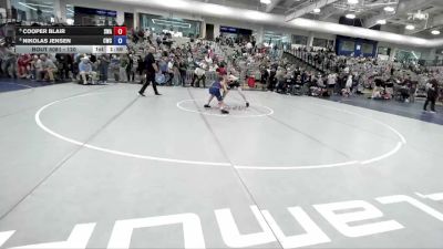 120 lbs Champ. Round 1 - Cooper Blair, Sanderson Wrestling Academy vs Nikolas Jensen, Champions Wrestling Club