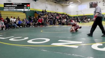 132 lbs Champ. Round 2 - Noah Crowley, Wadsworth vs Landon Rusnak, Perry