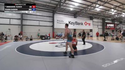 125 kg Cons. Round 2 - Emmanuel Ulrich, Eagle Training Center vs Kaden Darwin, Arkansas Regional Training Center