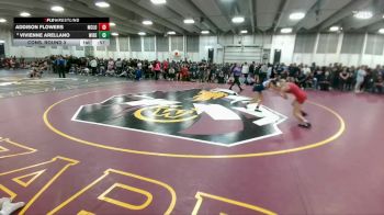 105 lbs Cons. Round 3 - Vivienne Arellano, Widefield vs Addison Flowers, McLoud