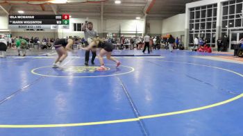 155 lbs Cons. Round 4 - Marin Wigginton, Whiteland Community vs Isla McMahan, Oak Hills High School