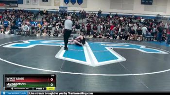 170 lbs Champ. Round 2 - Leo Siekmann, Scott West vs Wyatt Lease, Elk River