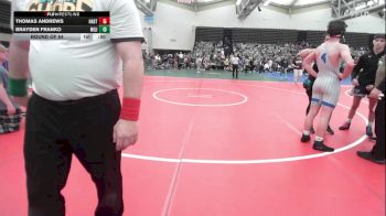 140-H lbs Round Of 64 - Mathias Gonzalez, Somerville vs Philip Hogan, Rocky Point