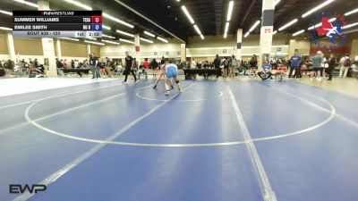 120 lbs Consi Of 8 #1 - Summer Williams, Texas vs Emilee Smith, NG Bombers Wrestling Club