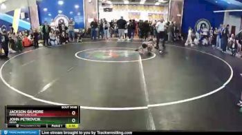 50 lbs Semifinal - John Petrovcik, NBWA vs Jackson Gilmore, Miami Wrestling Club