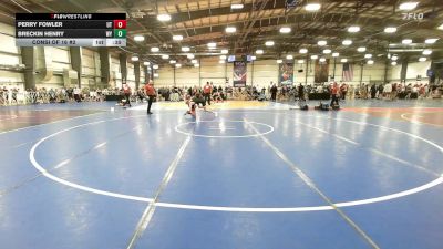120 lbs Consi Of 16 #2 - Perry Fowler, UT vs Breckin Henry, WY