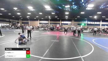 85 lbs Consi Of 4 - Cash Kelly, Grit vs Jack Francis, Southern Idaho WC