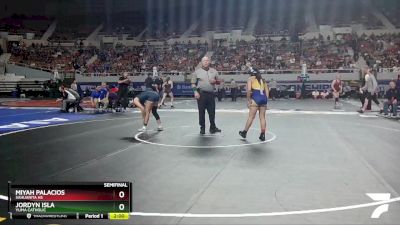 D2-114 lbs Semifinal - Miyah Palacios, Sahuarita Hs vs Jordyn Isla, Yuma Catholic