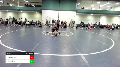 75 lbs Consolation - Tanner McCray-Bey, MD vs Sam Smith, IA