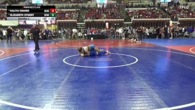 165 lbs Round 2 - Elizabeth Dygert, Fergus Wrestling Club vs Kaliya Kinard, Mine Yard Dogs Wrestling Club