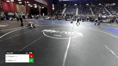 116 lbs Rr Rnd 2 - Stevie French, Cody WC vs Kyra Bady, Bear Creek Jr. Wrestling