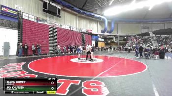 2A 175 lbs Champ. Round 1 - Jay Knutsen, Ellensburg vs Jaxon Gomez, Othello