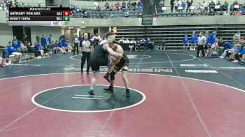 285 lbs Finals (8 Team) - Anthony Von Arx, Caledonia, MN vs Wyatt Tapia, Wellington, FL