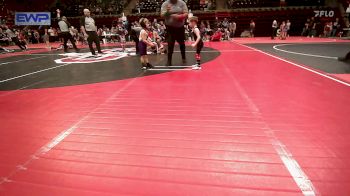 43 lbs Round Of 16 - Liam Williams, Heat vs Baker May, Mannford Pirate Youth Wrestling