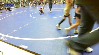 70-75 lbs Semifinal - Gatlin Johnson, Benton Parks Youth Wrestling vs Maddox Peden, Team Zulpo Perryville Wrestling