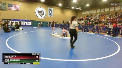 105 lbs Cons. Round 4 - Malia Ortiz, Santa Ynez vs Amir Gonzales, Sanger