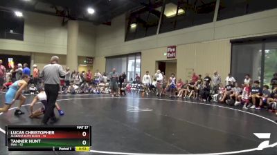 116 lbs Quarters & Wb (16 Team) - Lucas Christopher, Alabama Elite Black vs Tanner Hunt, RWA