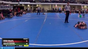 85 lbs Round 3 - Piper Phillips, Immortal Athletics WC vs Rozlyn Mosher, Assumption Rising Knights