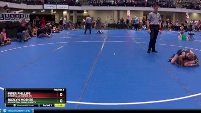 85 lbs Round 3 - Piper Phillips, Immortal Athletics WC vs Rozlyn Mosher, Assumption Rising Knights