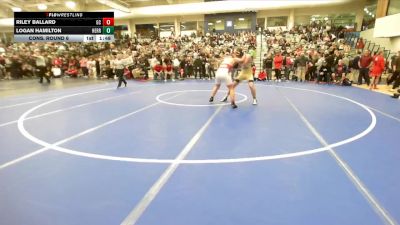 150 lbs Cons. Round 6 - Logan Hamilton, Herriman vs Riley Ballard, Grand County