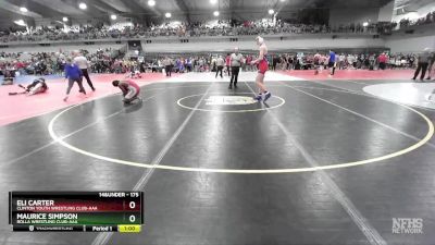 175 lbs Cons. Round 2 - Eli Carter, Clinton Youth Wrestling Club-AAA vs Maurice Simpson, Rolla Wrestling Club-AAA