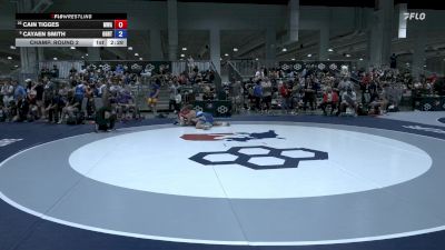 86 lbs Champ. Round 2 - Cain Tigges, Moen Wrestling Academy vs Cayaen Smith, Ohio RTC