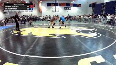 115 lbs Round 2 - Chloe Crafton, Dinwiddie High School vs Jocelyn Sanchez, Legacy Dragons