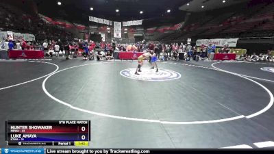 102 lbs Placement Matches (8 Team) - Hunter Showaker, MDWA vs Luke Amaya, KTWA